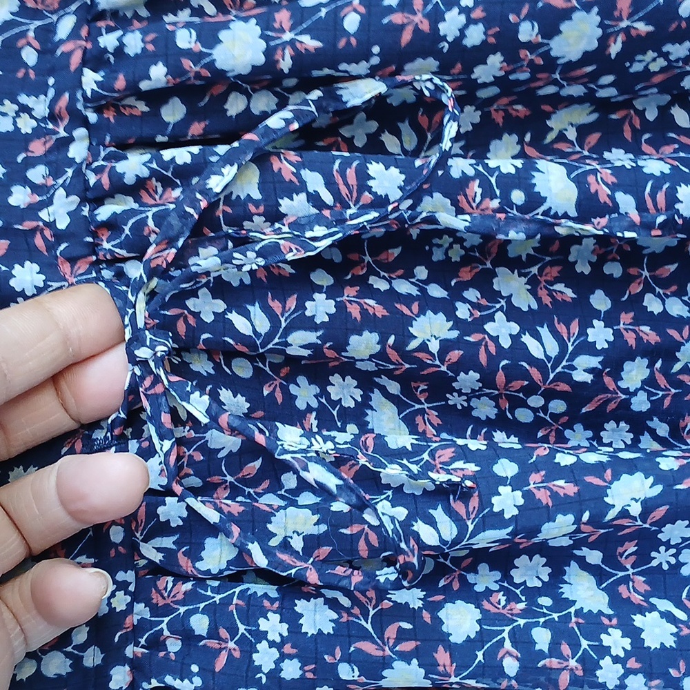 Nwot Madewell Tie Waist Midi Dress View 5